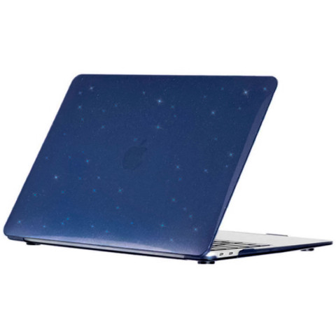 Чехол-накладка для MacBook Air 13.6" M2 Space Blue Glitter Чехол-накладка для MacBook Air 13.6" M2 Space Blue Glitter